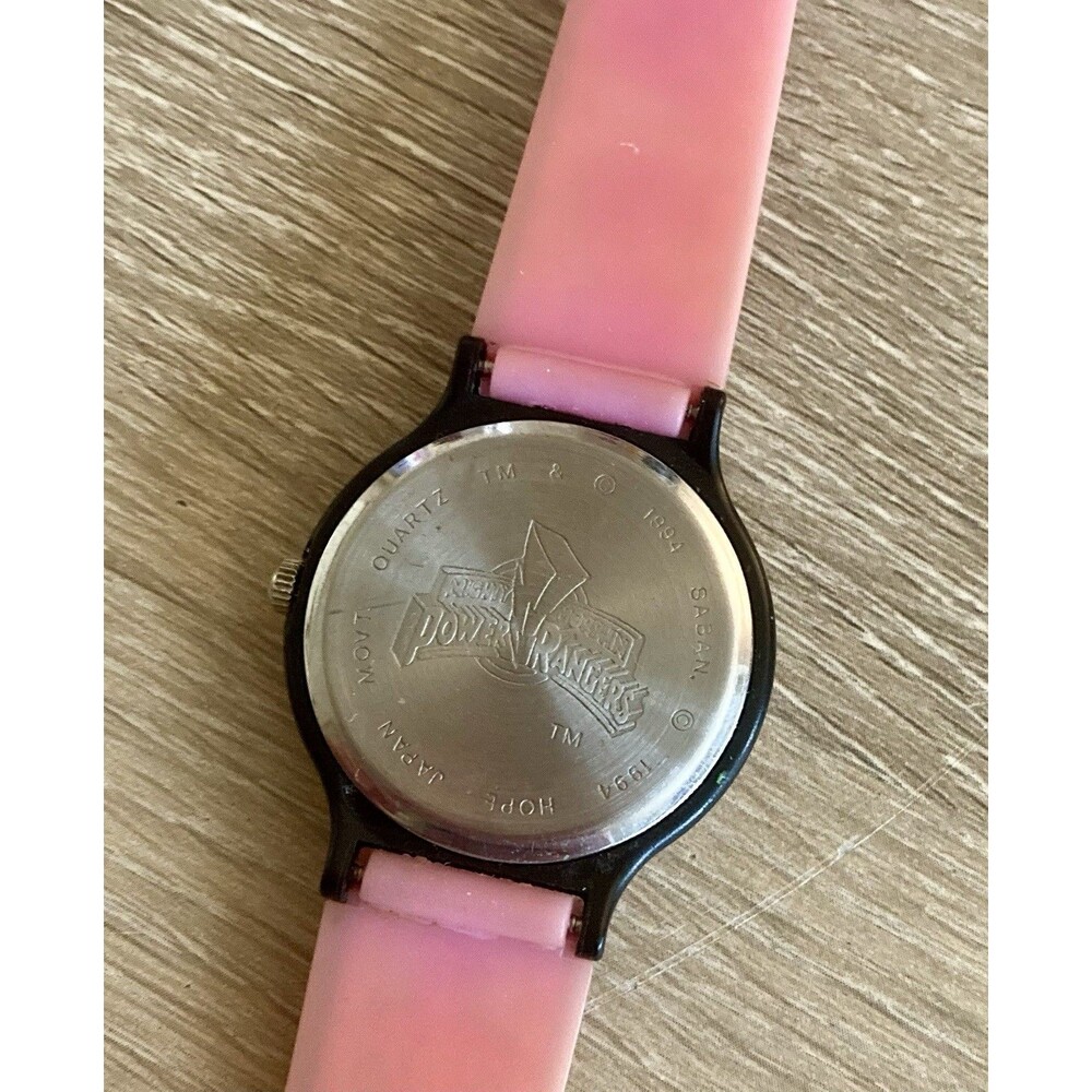 Mighty Morphin Power Rangers Pink Ranger quartz wristwatch 1994 TV Memorabilia - Picture 6 of 8